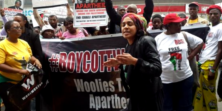 Apoiadores do movimento anti-semita BDS na África do Sul emitiram um cauteloso 'pedido de desculpas' por exigir a expulsão de estudantes judeus da Universidade de Tecnologia de Durban. Foto: Twitter