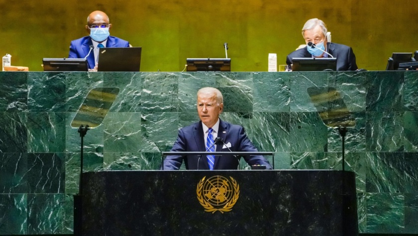 Biden fala na Assembleia Geral da ONU (Foto: Casa Branca via Facebook)