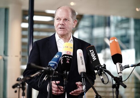 O ministro das Finanças e vice-chanceler alemão Olaf Scholz, líder do partido de centro-esquerda SPD que obteve o maior número de votos nas eleições federais alemãs. ( AP )