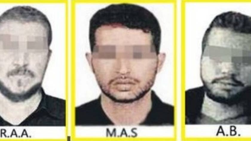 Imagens de três dos suspeitos, publicadas no jornal turco Sabah, hoje.