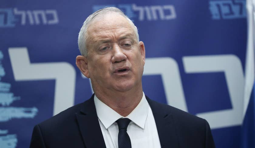 O ministro da Defesa, Benny Gantz, no início deste mês. Crédito: Ohad Zwigenberg