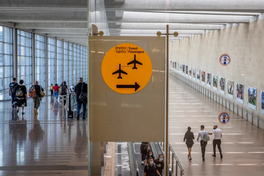 Aeroporto Internacional Nati Shohat / Flash90 Ben Gurion, Israel, 20 de setembro de 2021.