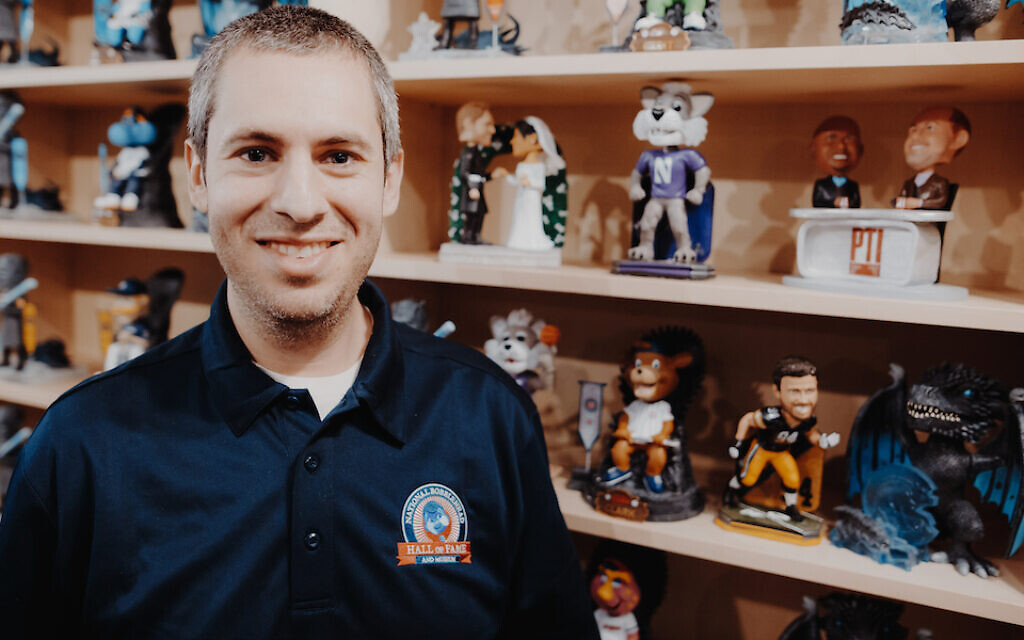 Phil Sklar, co-fundador e CEO do National Bobblehead Hall of Fame and Museum em Milwaukee. (Cortesia do Museu Bobblehead)