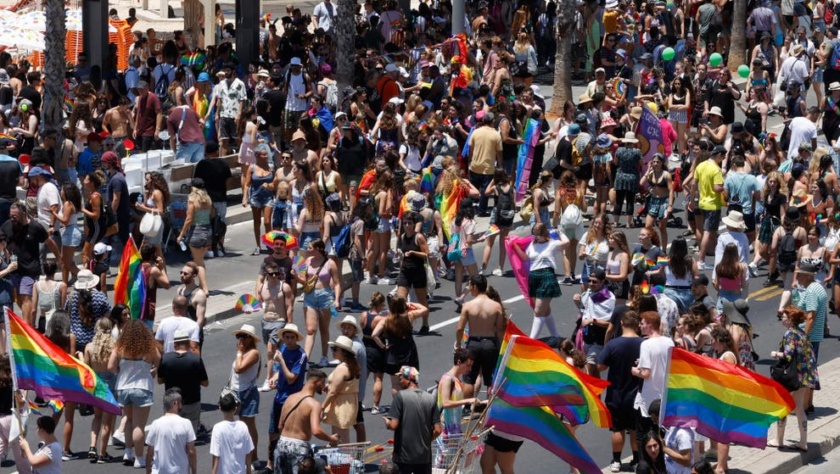 Orgulho de Tel Aviv em agosto: hackers iranianos foram acusados ​​de divulgar detalhes sobre a comunidade LGBTQ + de Israel (AFP via Getty Images)