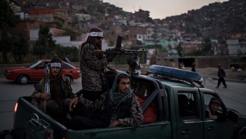 Talibã em Cabul, Afeganistão, 19 de setembro de 2021. (AP Photo / Felipe Dana)