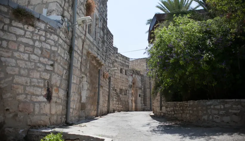 Visão geral do hospital psiquiátrico para pacientes mentais, em Kfar Shaul, Jerusalém