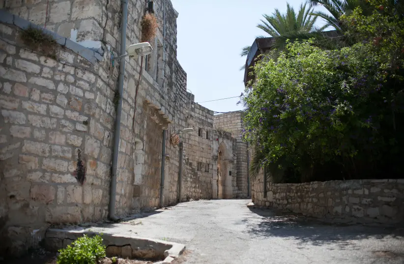 Visão geral do hospital psiquiátrico para pacientes mentais, em Kfar Shaul, Jerusalém